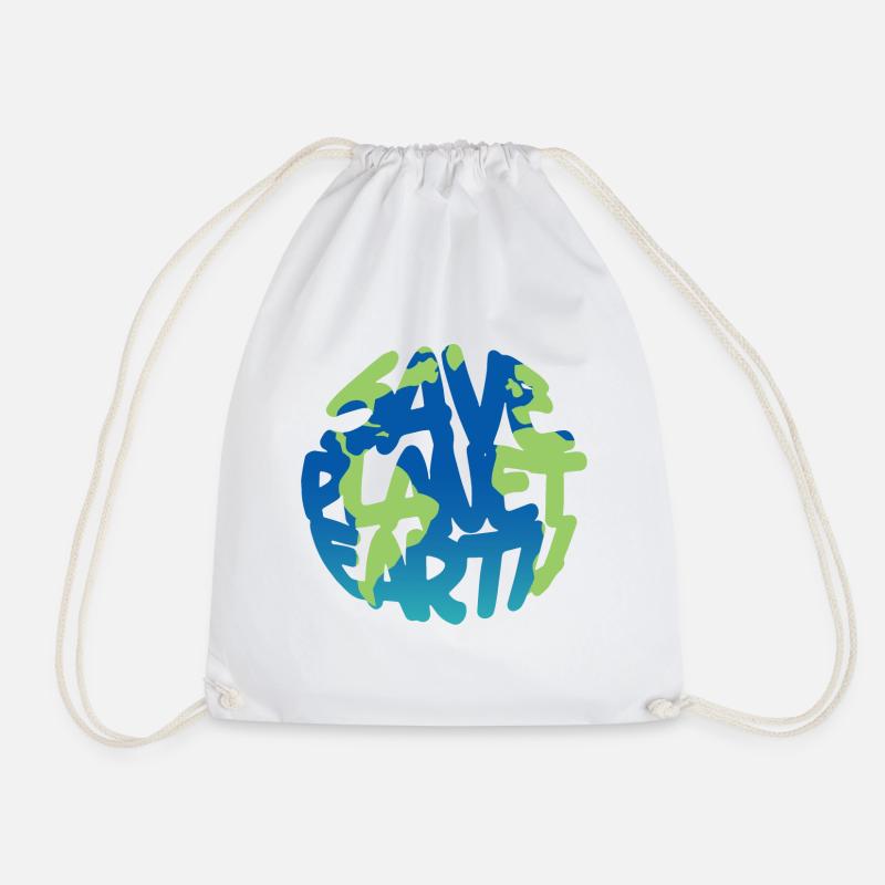 SAVE Planet Earth (Vif) - Sac de sport léger - blanc