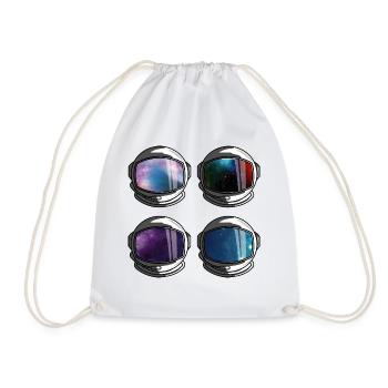 Ready for the flight - Drawstring Bag - white - Front