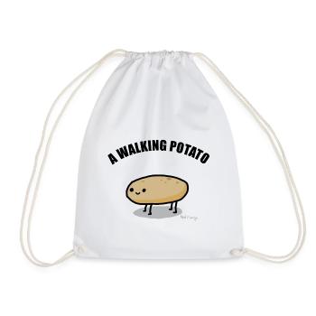 Une patate de marche - Sac de sport léger - blanc - Devant