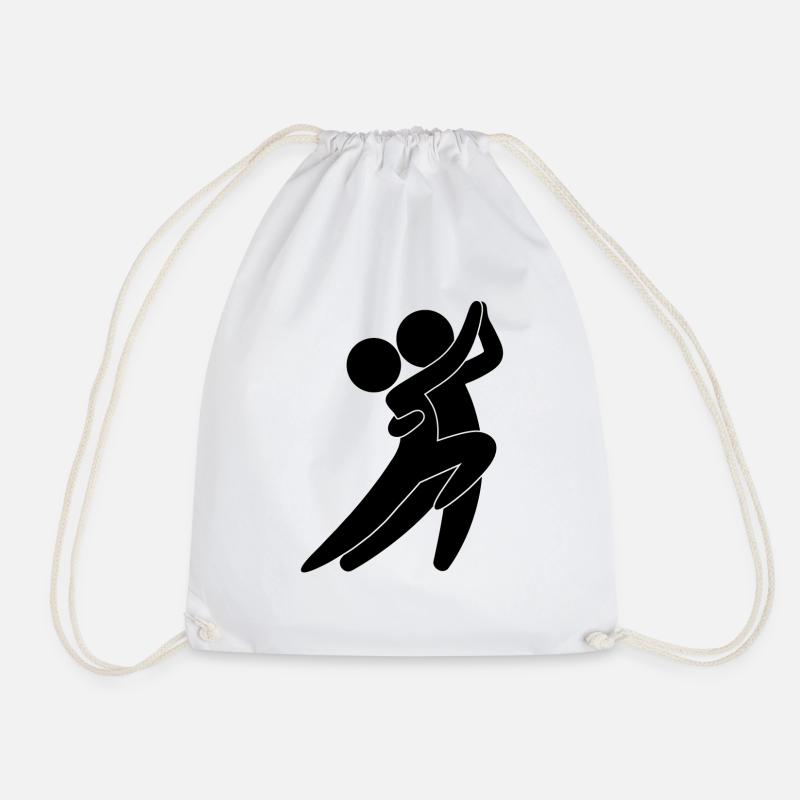 Tango Tänzer - Turnbeutel - Weiß
