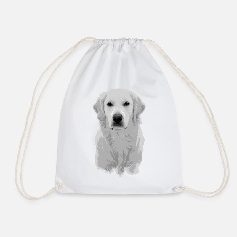 Golden Retriever - Turnbeutel - Weiß