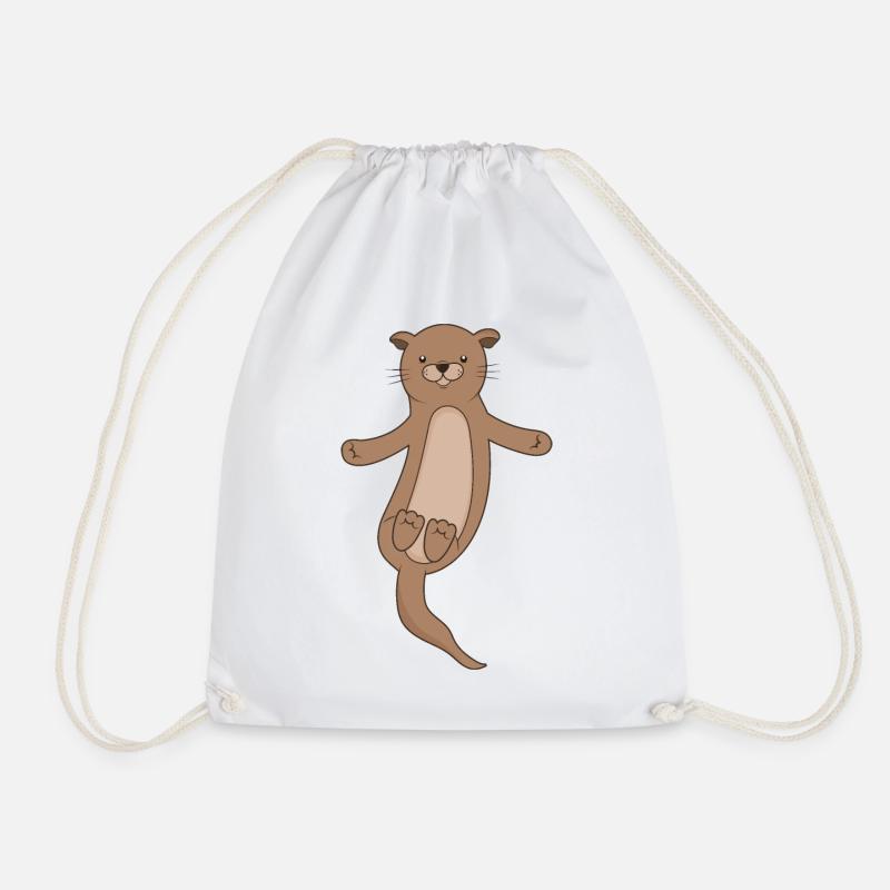 Otter - Turnbeutel - Weiß