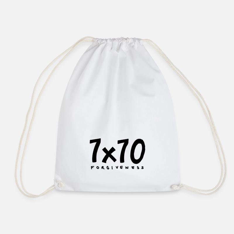 ' 7x70 - Turnbeutel - Weiß
