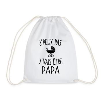 J'peux pas j'vais être papa - Sac de sport léger - blanc - Devant
