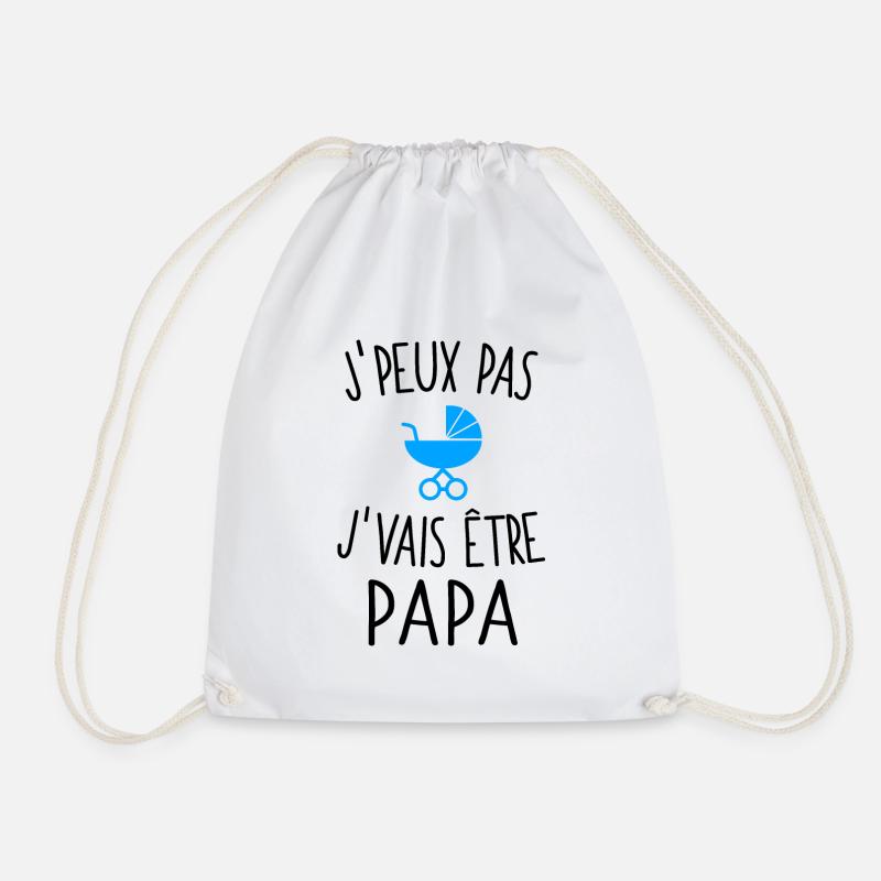 J'peux pas j'vais être papa - Sac de sport léger - blanc