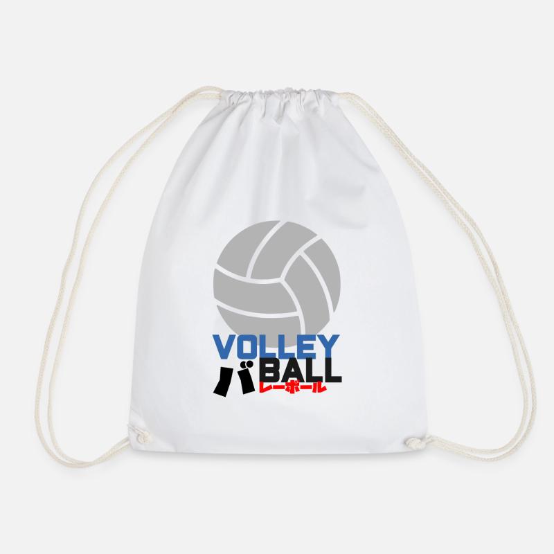 Volleyball Japan japanisch - Turnbeutel - Weiß