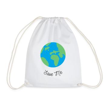 Save Me - Planète Terre - Sac de sport léger - blanc - Devant