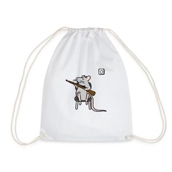 Don't touch that dial - Drawstring Bag - white - Front