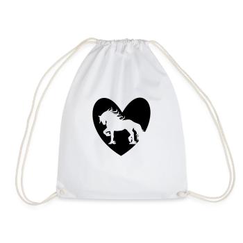 Frisian Heart4 - Drawstring Bag - white - Front