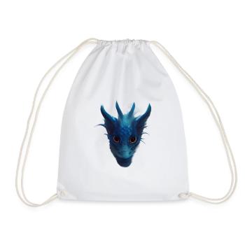 Blue Dragonface - Turnbeutel - Weiß - Vorne