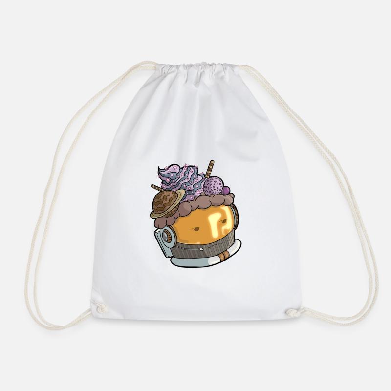 Astro Cupcake - Turnbeutel - Weiß
