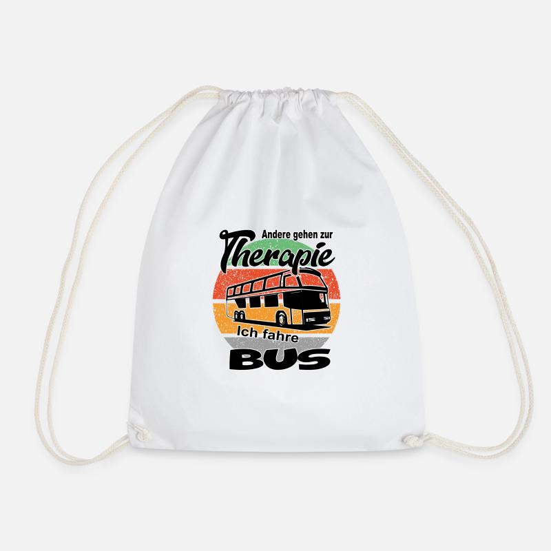Busfahrer Omnibusfahrer - Turnbeutel - Weiß