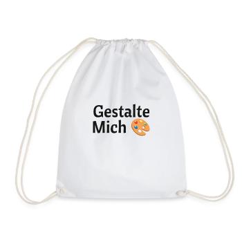 Gestalte mich - Turnbeutel - Weiß - Vorne