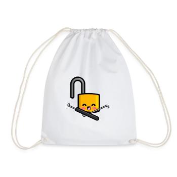Troglodyte Martin - Sac de sport léger - blanc - Devant