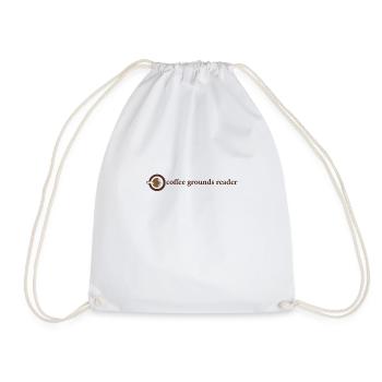 Lire le marc de café, c’est cool - Sac de sport léger - blanc - Devant