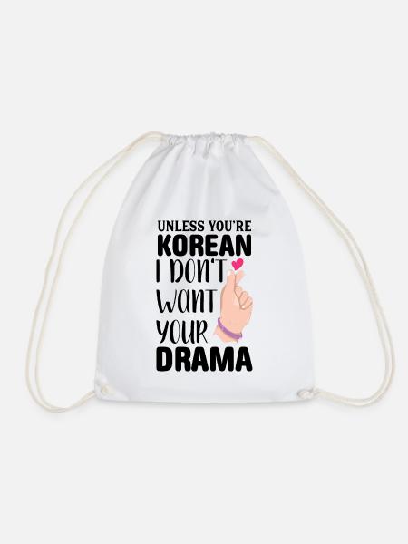 Kdrama K-Drama K Drama Seoul Kpop K-Pop Hallyu - Turnbeutel - Weiß