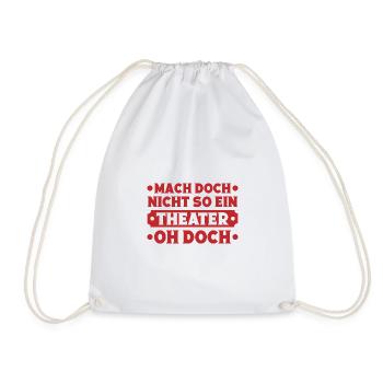 Théâtre musical : Ne faites pas un tel théâtre - Sac de sport léger - blanc - Devant