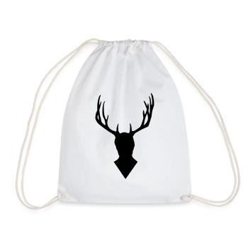 Hannibal - Deer head - Turnbeutel - Weiß - Vorne
