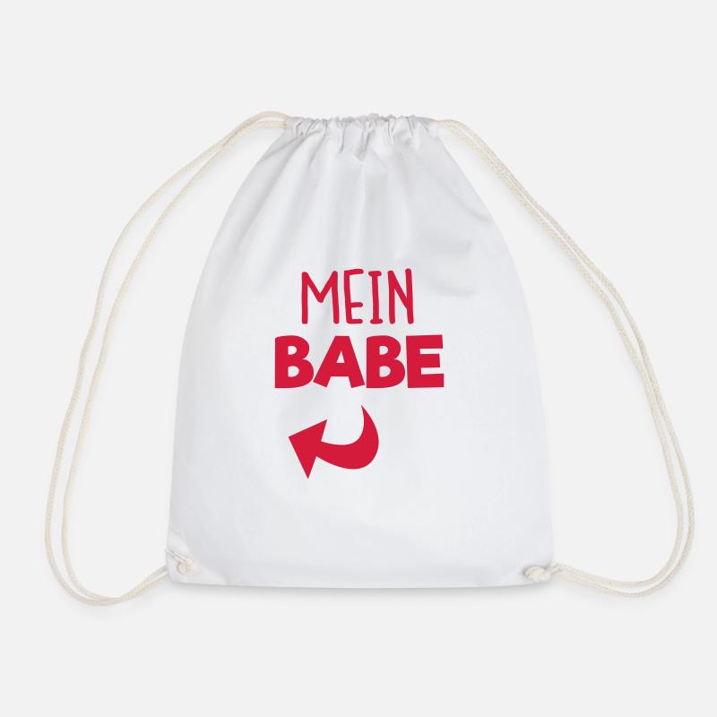 Mein Babe - Turnbeutel - Weiß