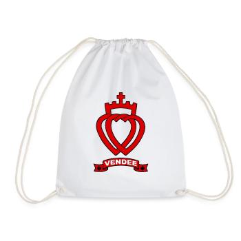 vendée coeurs - Sac de sport léger - blanc - Devant