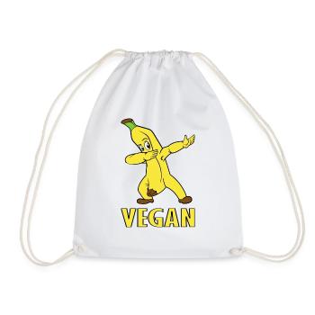 Bananes jaunes végétarien végétalien végétalien végétarien - Sac de sport léger - blanc - Devant