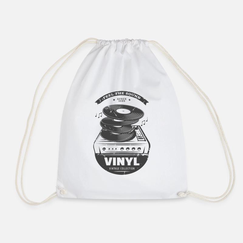 Vinyl - Turnbeutel - Weiß