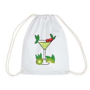 KIWI COCKTAIL by The Manzanita - Sac de sport léger - blanc - Devant