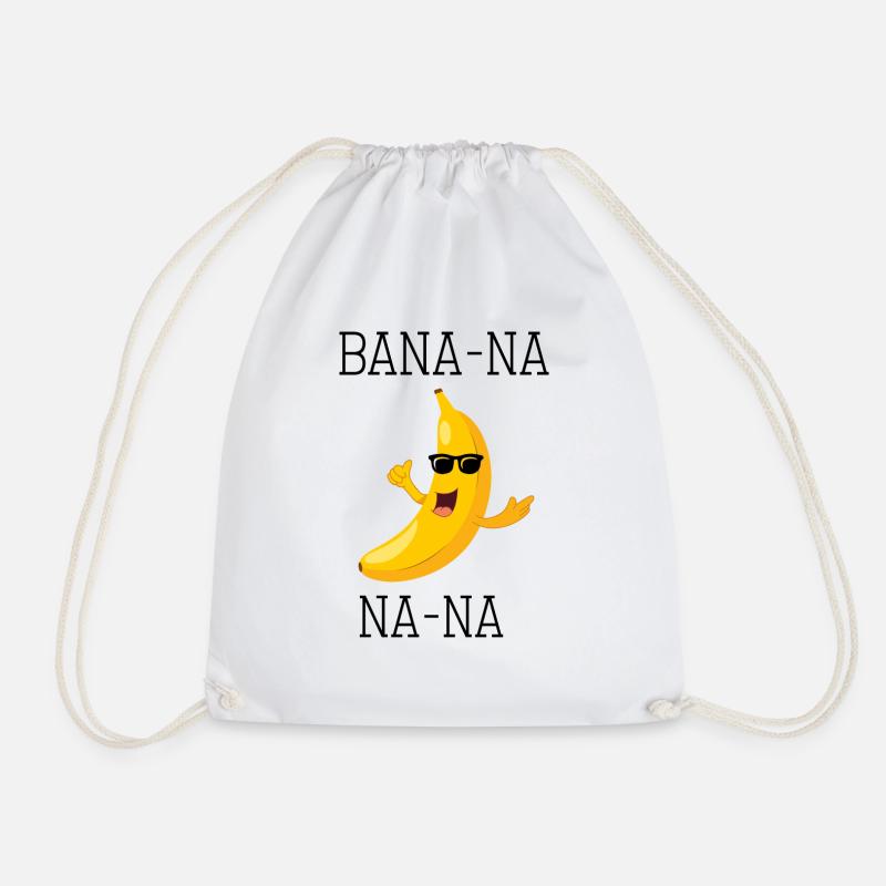 Banane - Turnbeutel - Weiß