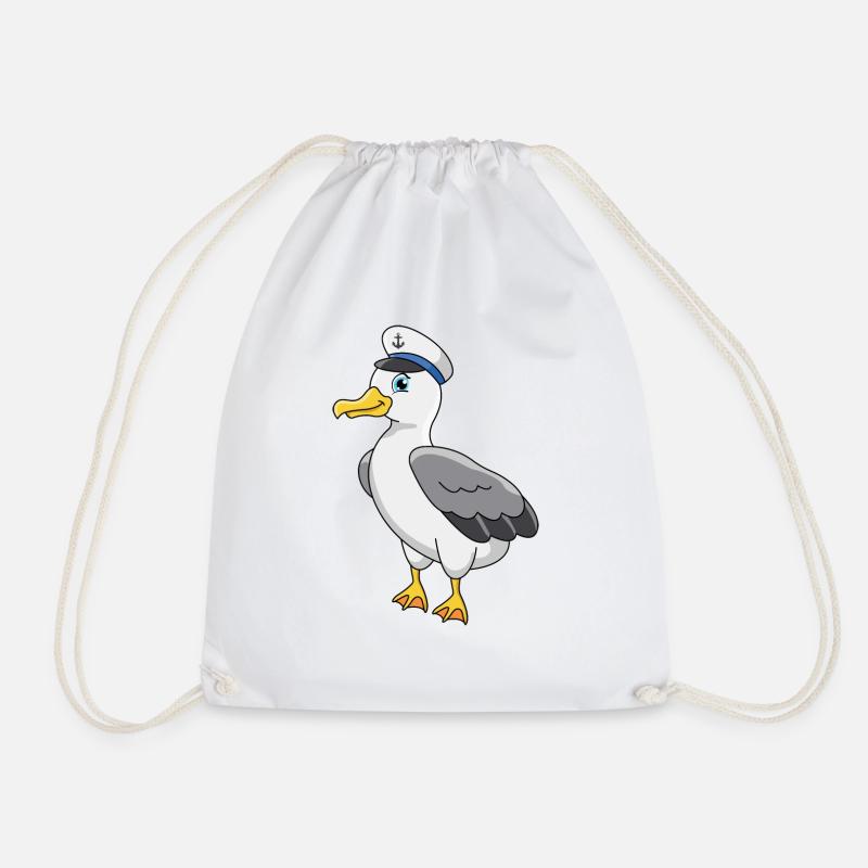 Möwe - Turnbeutel - Weiß