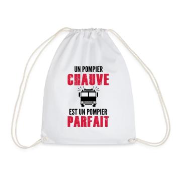 pompier chauve est pompier parfait - Sac de sport léger - blanc - Devant