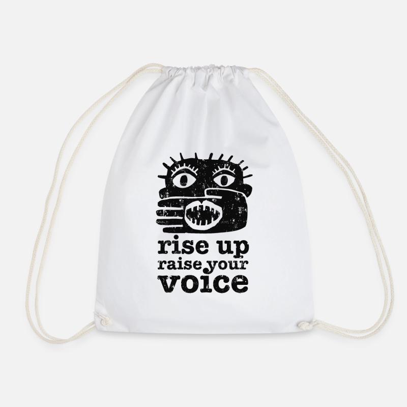 Rise Up - Turnbeutel - Weiß