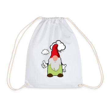 Grummelzwerg Cloud - Drawstring Bag - white - Front