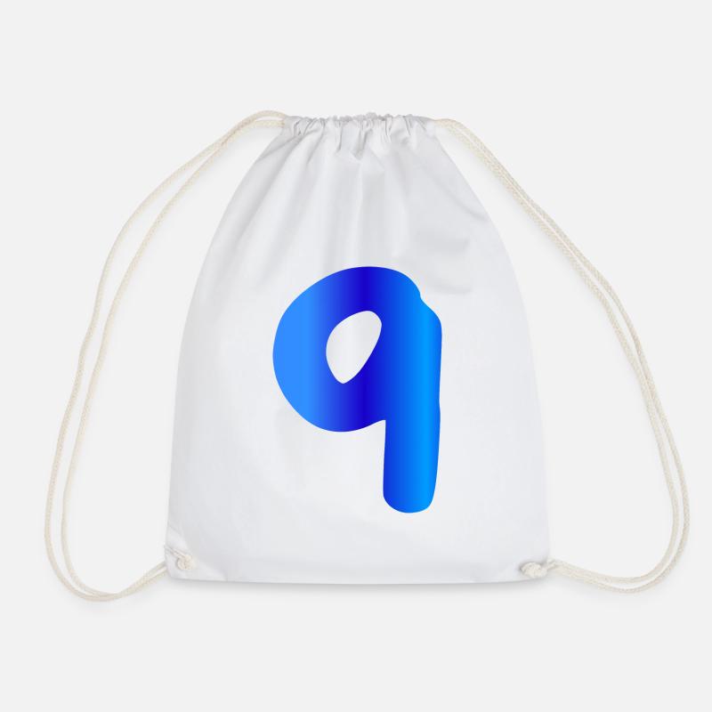 9 Jahre Geburtstag blue - Turnbeutel - Weiß
