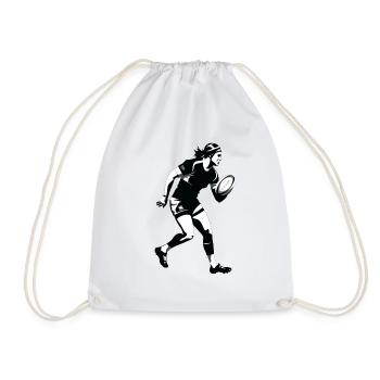 Marc le rugbyman - Sac de sport léger - blanc - Devant