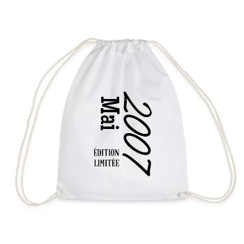 limited edition May 2007 - Drawstring Bag - white - Front