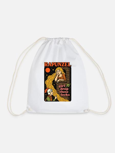 Rapunzel - Turnbeutel - Weiß