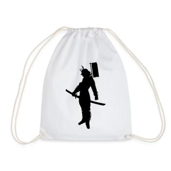 samouraï - Sac de sport léger - blanc - Devant