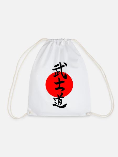 Bushido Kanji - Sac de sport léger - blanc
