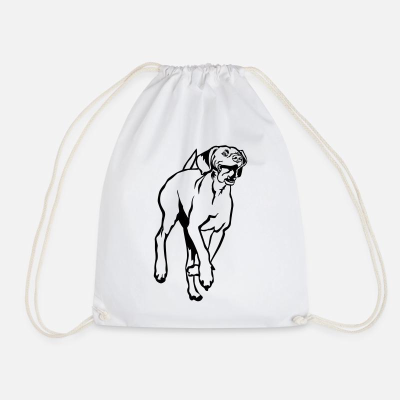 Magyar Vizsla - Drawstring Bag - white