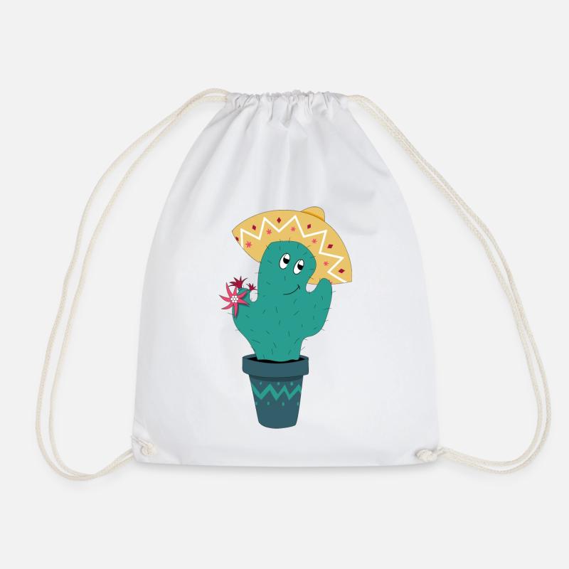 Cactus mexicain - Sac de sport léger - blanc
