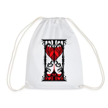 Lord Of Thorns Hourglass - Drawstring Bag - white - Front