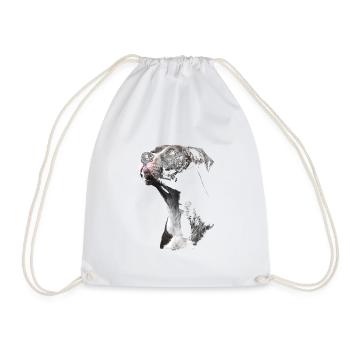 Staffordshire Bullterrier - Turnbeutel - Weiß - Vorne