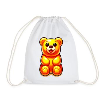 Nounours - Sac de sport léger - blanc - Devant