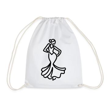 flamenco - Sac de sport léger - blanc - Devant