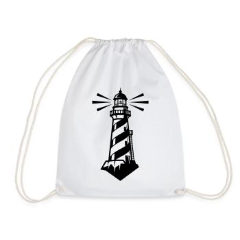 Icône de la Côte du Phare - Sac de sport léger - blanc - Devant