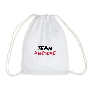 Team Awesome - Sac de sport léger - blanc - Devant
