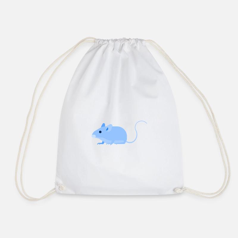 Urban - mouse - Drawstring Bag - white