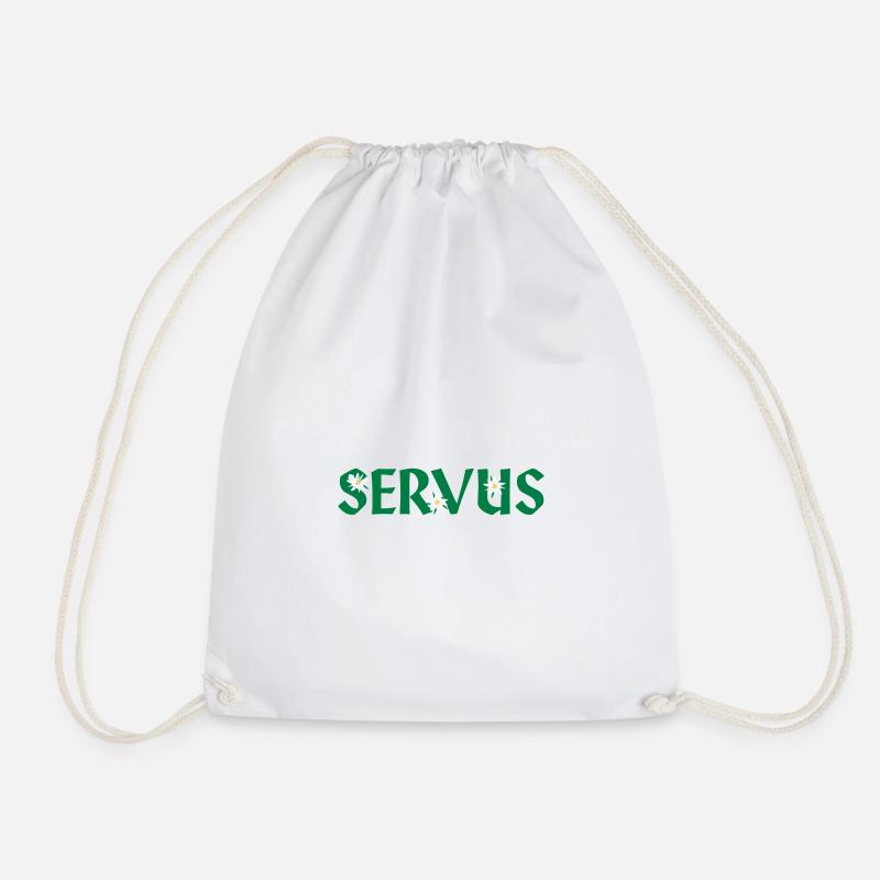 Servus - Turnbeutel - Weiß