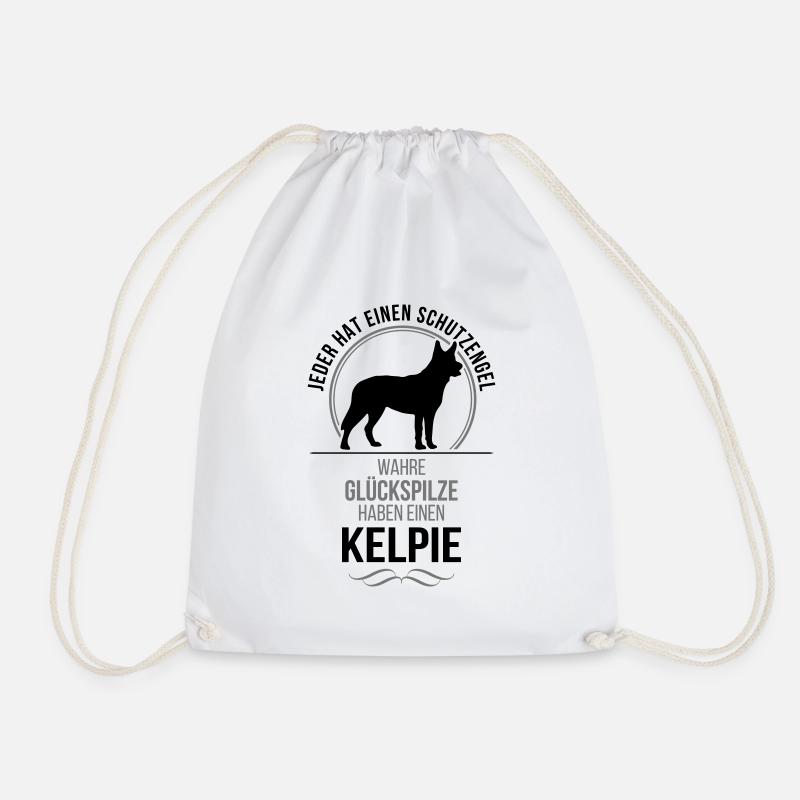 KELPIE Schutzengel Wilsigns - Turnbeutel - Weiß