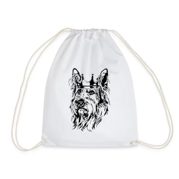 BERGER PICARD Krone Dogs Dog Wilsigns - Drawstring Bag - white - Front